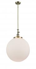 Innovations Lighting 206-AB-G201-18 - Beacon - 1 Light - 18 inch - Antique Brass - Stem Hung - Mini Pendant