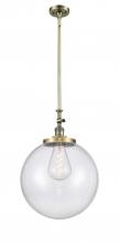 Innovations Lighting 206-AB-G204-16 - Beacon - 1 Light - 16 inch - Antique Brass - Stem Hung - Mini Pendant