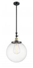 Innovations Lighting 206-BAB-G202-14 - Beacon - 1 Light - 12 inch - Black Antique Brass - Stem Hung - Mini Pendant