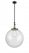 Innovations Lighting 206-BAB-G204-18 - Beacon - 1 Light - 18 inch - Black Antique Brass - Stem Hung - Mini Pendant