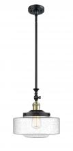 Innovations Lighting 206-BAB-G694-12 - Bridgeton - 1 Light - 12 inch - Black Antique Brass - Stem Hung - Mini Pendant