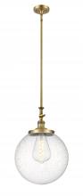 Innovations Lighting 206-BB-G204-14 - Beacon - 1 Light - 12 inch - Brushed Brass - Stem Hung - Mini Pendant