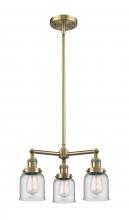 Innovations Lighting 207-AB-G52-LED - Bell - 3 Light - 19 inch - Antique Brass - Stem Hung - Chandelier