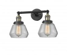 Innovations Lighting 208-BAB-G172 - Fulton - 2 Light - 17 inch - Black Antique Brass - Bath Vanity Light