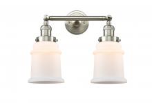 Innovations Lighting 208-SN-G181 - Canton - 2 Light - 17 inch - Brushed Satin Nickel - Bath Vanity Light