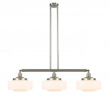 Innovations Lighting 213-SN-G691-12 - Bridgeton - 3 Light - 44 inch - Brushed Satin Nickel - Stem Hung - Island Light