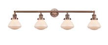 Innovations Lighting 215-AC-G321 - Olean - 4 Light - 43 inch - Antique Copper - Bath Vanity Light