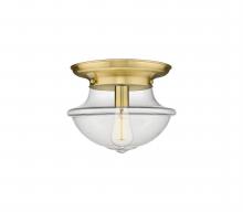 Innovations Lighting 221-1F-SG-G542 - Oxford - 1 Light - 14 inch - Satin Gold - Flush Mount