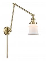 Innovations Lighting 238-AB-G181S - Canton - 1 Light - 8 inch - Antique Brass - Swing Arm