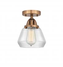 Innovations Lighting 288-1C-AC-G172 - Fulton - 1 Light - 7 inch - Antique Copper - Semi-Flush Mount