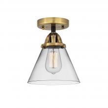 Innovations Lighting 288-1C-BAB-G42 - Cone - 1 Light - 8 inch - Black Antique Brass - Semi-Flush Mount