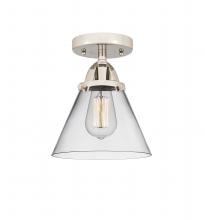 Innovations Lighting 288-1C-PN-G42 - Cone - 1 Light - 8 inch - Polished Nickel - Semi-Flush Mount