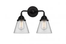 Innovations Lighting 288-2W-BK-G62 - Cone - 2 Light - 14 inch - Matte Black - Bath Vanity Light