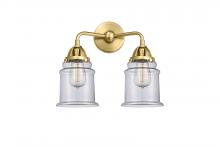 Innovations Lighting 288-2W-SG-G182 - Canton - 2 Light - 14 inch - Satin Gold - Bath Vanity Light