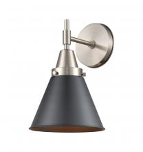 Innovations Lighting 447-1W-SN-M13-BK - Appalachian - 1 Light - 8 inch - Satin Nickel - Sconce