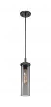 Innovations Lighting 471-1S-BK-G471-12SM - Lincoln - 1 Light - 4 inch - Matte Black - Pendant