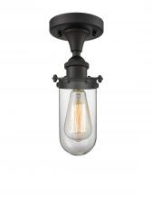 Innovations Lighting 516-1C-OB-CE231-CL - Kingsbury - 1 Light - 4 inch - Oil Rubbed Bronze - Flush Mount