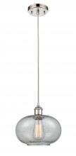 Innovations Lighting 516-1P-PN-G247 - Gorham - 1 Light - 10 inch - Polished Nickel - Cord hung - Mini Pendant