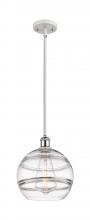 Innovations Lighting 516-1S-WPC-G556-10CL - Rochester - 1 Light - 10 inch - White Polished Chrome - Mini Pendant