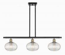 Innovations Lighting 516-3I-BAB-G555-8CL - Ithaca - 3 Light - 36 inch - Black Antique Brass - Cord hung - Island Light