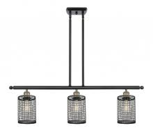 Innovations Lighting 516-3I-BAB-M18-BK - Nestbrook - 3 Light - 36 inch - Black Antique Brass - Multi Pendant