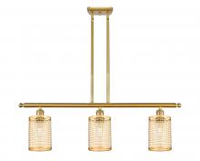 Innovations Lighting 516-3I-SG-M18-SG - Nestbrook - 3 Light - 36 inch - Satin Gold - Multi Pendant