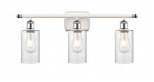 Innovations Lighting 516-3W-WPC-G804 - Clymer - 3 Light - 24 inch - White Polished Chrome - Bath Vanity Light