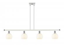 Innovations Lighting 516-4I-WPC-G1217-6WV - White Venetian - 4 Light - 48 inch - White Polished Chrome - Stem Hung - Island Light