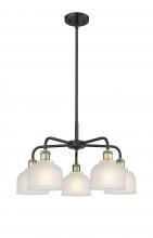 Innovations Lighting 516-5CR-BAB-G411 - Dayton - 5 Light - 24 inch - Black Antique Brass - Chandelier