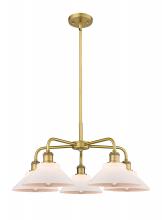 Innovations Lighting 516-5CR-BB-G131 - Orwell - 5 Light - 26 inch - Brushed Brass - Chandelier