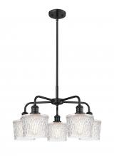 Innovations Lighting 516-5CR-BK-G402 - Niagara - 5 Light - 25 inch - Matte Black - Chandelier