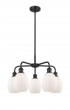 Innovations Lighting 516-5CR-BK-G81 - Eaton - 5 Light - 24 inch - Matte Black - Chandelier