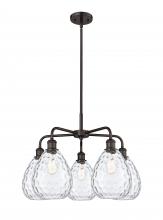 Innovations Lighting 516-5CR-OB-G372 - Waverly - 5 Light - 26 inch - Oil Rubbed Bronze - Chandelier