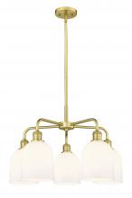 Innovations Lighting 516-5CR-SG-G558-6GWH - Bella - 5 Light - 24 inch - Satin Gold - Chandelier