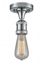 Innovations Lighting 517-1C-PC-LED - Bare Bulb - 1 Light - 5 inch - Polished Chrome - Semi-Flush Mount