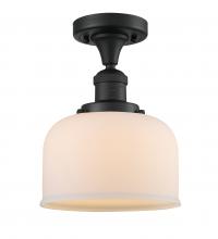 Innovations Lighting 517-1CH-BK-G71 - Bell - 1 Light - 8 inch - Matte Black - Semi-Flush Mount