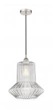 Innovations Lighting 616-1P-PN-G212 - Springwater - 1 Light - 12 inch - Polished Nickel - Cord hung - Mini Pendant