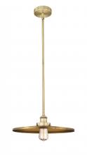 Innovations Lighting 616-1S-BB-MFR-BB-16 - Appalachian - 1 Light - 16 inch - Brushed Brass - Cord hung - Mini Pendant