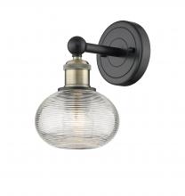 Innovations Lighting 616-1W-BAB-G555-6CL - Ithaca - 1 Light - 6 inch - Black Antique Brass - Sconce