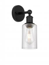 Innovations Lighting 616-1W-BK-G804 - Clymer - 1 Light - 4 inch - Matte Black - Sconce