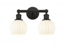 Innovations Lighting 616-2W-OB-G1217-6WV - White Venetian - 2 Light - 15 inch - Oil Rubbed Bronze - Bath Vanity Light