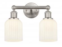 Innovations Lighting 616-2W-SN-G559-5GWH - Bridal Veil - 2 Light - 14 inch - Brushed Satin Nickel - Bath Vanity Light