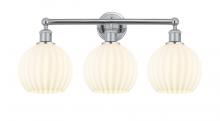 Innovations Lighting 616-3W-PC-G1217-8WV - White Venetian - 3 Light - 26 inch - Polished Chrome - Bath Vanity Light