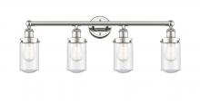 Innovations Lighting 616-4W-PN-G314 - Dover - 4 Light - 32 inch - Polished Nickel - Bath Vanity Light