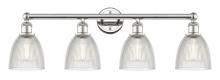 Innovations Lighting 616-4W-PN-G382 - Castile - 4 Light - 33 inch - Polished Nickel - Bath Vanity Light