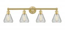 Innovations Lighting 616-4W-SG-G275 - Conesus - 4 Light - 33 inch - Satin Gold - Bath Vanity Light