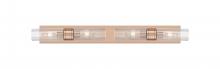 Innovations Lighting 617S-4W-AC-G617-8SCL - Boreas - 4 Light - 39 inch - Antique Copper - Bath Vanity Light