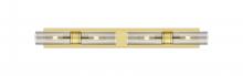 Innovations Lighting 617S-4W-SG-G617-8SM - Boreas - 4 Light - 39 inch - Satin Gold - Bath Vanity Light