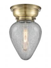 Innovations Lighting 623-1F-AB-G165 - Geneseo - 1 Light - 7 inch - Antique Brass - Flush Mount