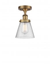 Innovations Lighting 916-1C-BB-G64 - Cone - 1 Light - 6 inch - Brushed Brass - Semi-Flush Mount